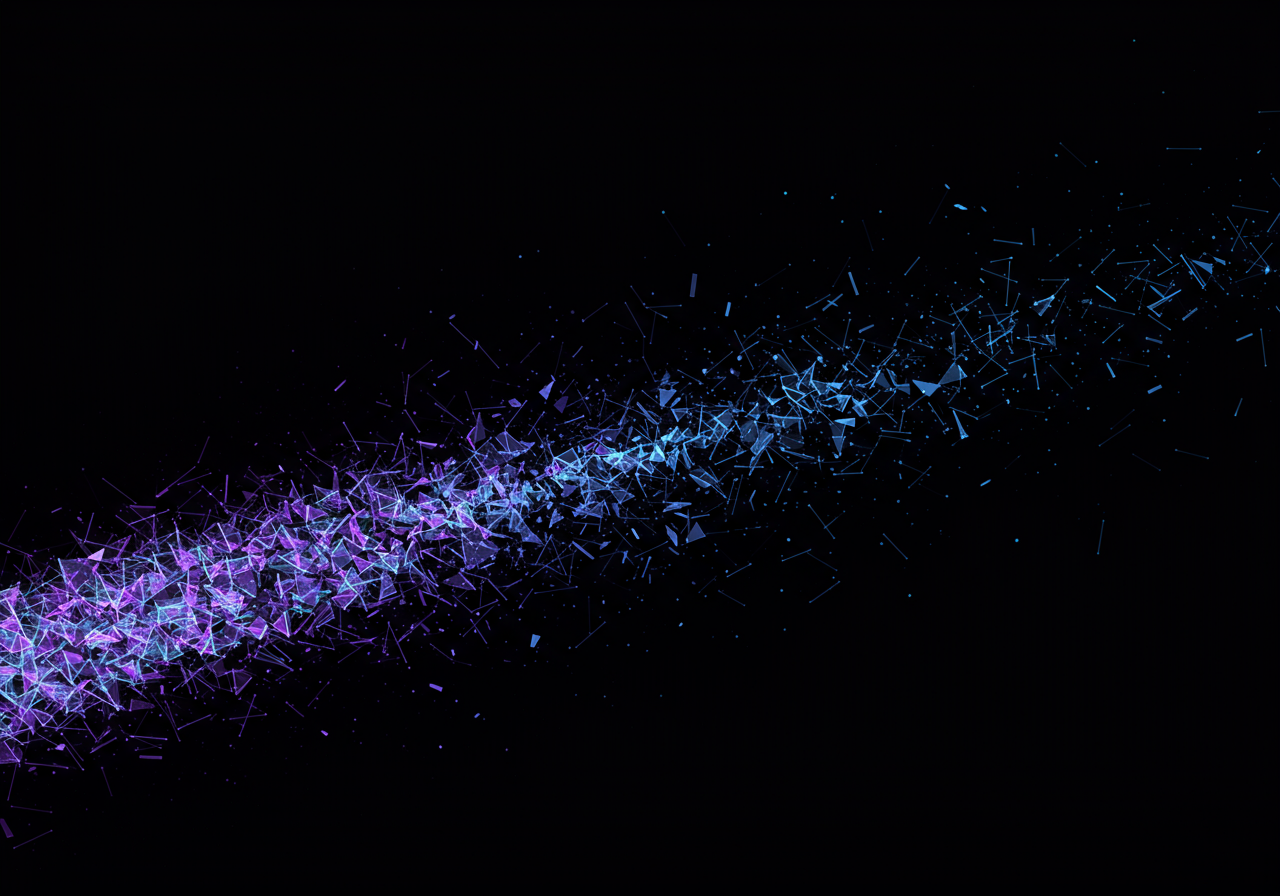 Abstract visualization of fragmented signal system